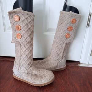 Ugg tall knit sweater boot
